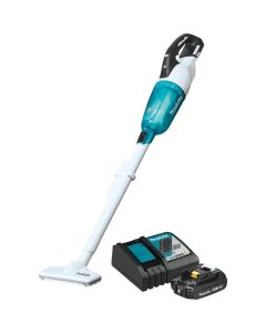 MAKXLC03R1WX4 image(0) - 18V LXT® Lith-Ion Compact Brushless Cordless Vacuum Kit, Trigger w/ Lock (2.0Ah)