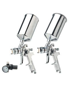 TIT19100 image(0) - 3-PC HVLP SPRAY GUN KIT (1.4 MM AND