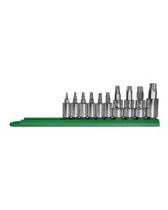 MAY16016 image(0) - 10PC Tamperproof TORX Plus Socket Bit Set