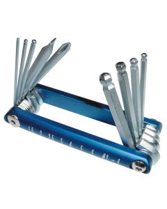 TIT12705 image(0) - BALL HEX KEY SET METRIC BLUE