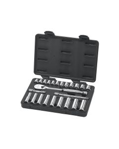 KDT80559 image(0) - 24PC 3/8" DRIVE METRIC SOCKET SET (STD / DEEP)