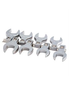 SUN9730A image(0) - 8 Pc. 1/2" Dr. Jumbo Metric Crowfoot Wrench Set