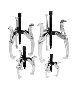 WLMW134DB image(0) - 4 Pc 3 Jaw Gear Puller Set