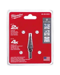 MLW48-89-9301 image(0) - Milwaukee Tool Step Bit 4mm - 12mm