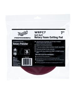 MEGWRFC7 image(0) - SOFT BUFF ROTARY FOAM CUTTING PAD (7")