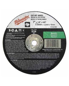 MLW49-94-7055 image(0) - 7" x 1/8" x 5/8" Cut-Off Wheel (Type 1)