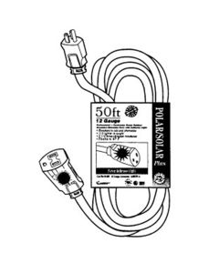 ECI01288 image(0) - EXT CORD 50' 16/3 YEL LITED END