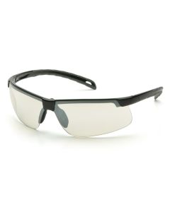 PYRSB8680D image(0) - Pyramex Safety - Black Frame/Ice Blue Mirror Lens  , Sold 12/BOX