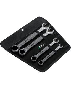 WER05073290001 image(0) - 4 pc Joker Metric Ratcheting Comb. Wrench Set