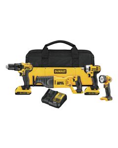 DWTDCK478D2 image(0) - 20V Max Li-Ion Cordless Combo Kit w/  (2) Batteries 2.0 mAh, Charger, and Tool Bag