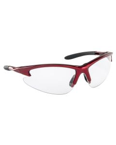 SAS540-0400 image(0) - DB2 Safe Glasses w/ Clear Lens and Red Frame in Polybag