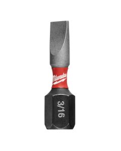 MLW48-32-4117 image(0) - Milwaukee Tool Shockwave Impact Slotted 3/16" Insert Bits (25PK)