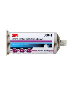 MMM8641 image(0) - ADHESIVE-CHANNEL BONDING & SIDELITE BLACK 6/CASE