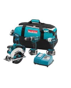 MAKLXT405 - 4 Pc Cordless Combo Kit, 18V LXT