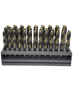 KNK33KK12 image(0) - KnKut KnKut 33 Piece S&D 1/2" Reduced Shank Drill Bit Set 1/2"-1" by 64ths