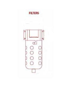 MIL1035 image(0) - Milton Industries 1/4" Coalescing Filter Metal Bowl