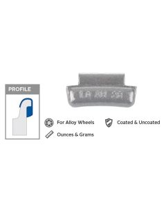 PWWAW300N image(0) - Wegmann Automotive 3.0 oz. Coated Mag Weight (Box of 25)