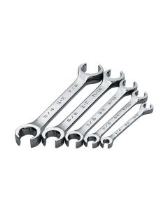 SKT381 image(0) - WRENCH SET FLARE NUT 5 PC SAE HI POLISH