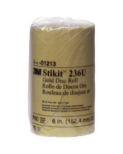 MMM1213 image(0) - DISC ROLLS-GOLD STIKIT 6" P80 75/ROLL 12/CS