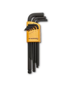 KDT83521 image(0) - 9PC METRIC BALL END HEX KEY SET