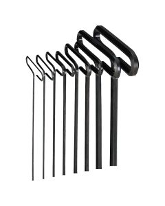 EKL35168 image(0) - HEX KEY SET 8 PC T-HANDLE 6IN. METRIC 2-10MM