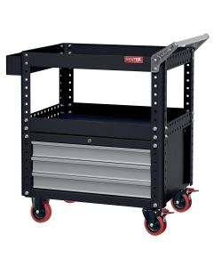 LDS1010642 image(0) - LDS (ShopSol) Cart Heavy Duty Utility with 3 Modular Drawers