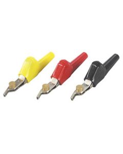 OTC3840-03 image(0) - 3 PC. ALLIGATOR CLIP SET (1 EA. RD, YLW, BLK)