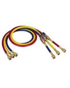 MSC90264-72 image(0) - Mastercool 72" YELLOW CHARGING HOSE W/MANUAL SHUT-OFF