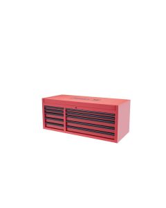 KTI75135 image(0) - K Tool International Tool Box 55 in. Premium 10 Drawer Double Bay 500 lb. (Matte Red)