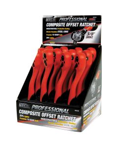 WLMW38138 image(0) - 3/8" DR. OFFSET COMP RATCHET (DISPLAY OF 12)