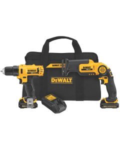 DWTDCK212S2 image(0) - 12V MAX Drill/Driver/Recip Saw Combo Kit