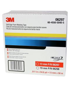 MMM6297 image(0) - 3M TAPE SOFT EDGE FOAM MASKING 1/2" 54.6 YDS