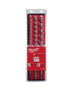 MLW48-13-3000 image(0) - Milwaukee Tool Ship Auger Bit 18" Set - 3 PC