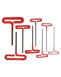 BND46487 image(0) - 6" Cushion Grip Loop T-Handle Hex Wrenches, 8 piec