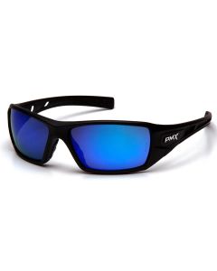 PYRSB10465D - Pyramex Safety - Black Frame/Ice Blue Mirror Lens