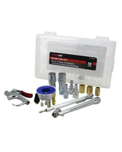 MILEX0318BKIT image(0) - Milton Industries 18 Piece Blow Gun Kit