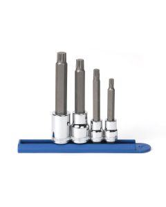 KDT80572 image(0) - 4PC 3/8 & 1/2"DR 12PT METRIC BIT SOCKET