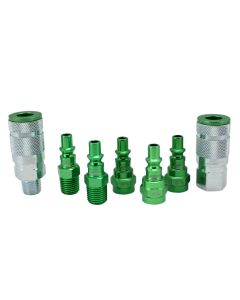 MILS-307AKIT image(0) - 7 pc. ColorFit Set, A-style Green, 1/4"