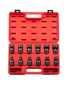 SUN3690 image(0) - 12 PC 3/8" DR 12 PT UNIV IMPACT SOCKET SET SAE