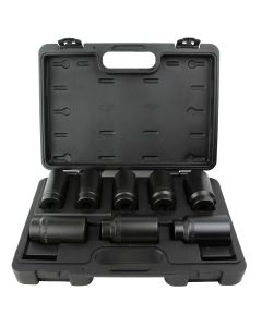 CAL966 image(0) - 8-Piece 6-Point Front Axle Nut Socket Set