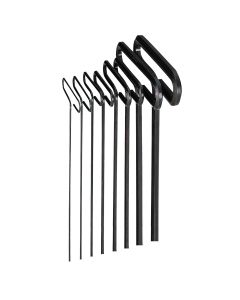 EKL33198 image(0) - HEX KEY SET 8 PC T-HANDLE 9IN SAE 3/32-1/4IN.