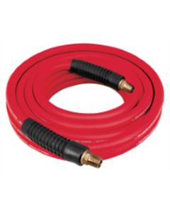 3/8" x 25' Red Rubber Air Hose