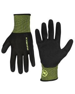 LEGGC220L image(0) - Flexzilla® Foam Latex Dip Gloves, Black, L