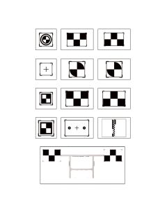 AULLDWTARGET1 image(0) - Targets and Holder for LDW Calibration