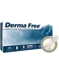 MFXDF850XL image(0) - DERMAFREE VINYL EXAM GLOVES XL 100PK