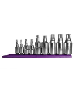 MAY16024 image(0) - 9PC Triple Square Socket Bit Set