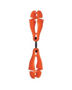 ERG19418 image(0) - 3420 Orange Swivel Glove Clip Holder - Dual Clips