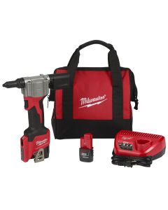 MLW2550-22 image(0) - M12 CORDLESS RIVET TOOL (2) BATT KIT