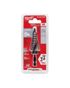 MLW48-89-9248 image(0) - 1/8" - 1" SHOCKWAVE IMP STEP DRILL BIT, #8