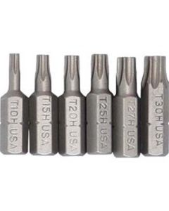 TAMP BIT SET 6PC NS T10-T30 DP